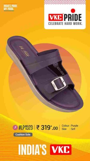 Lp1523 purple vkc Flat sandals for womens