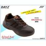 Dayz Gola lace up Brown DAV school shoes for adults