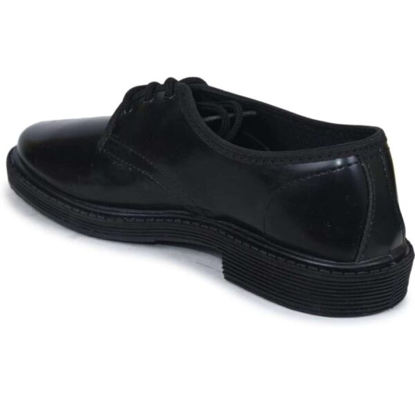 Ajanta Black lace Derby school shoes for boys kids(1 to 15 years) - Image 3