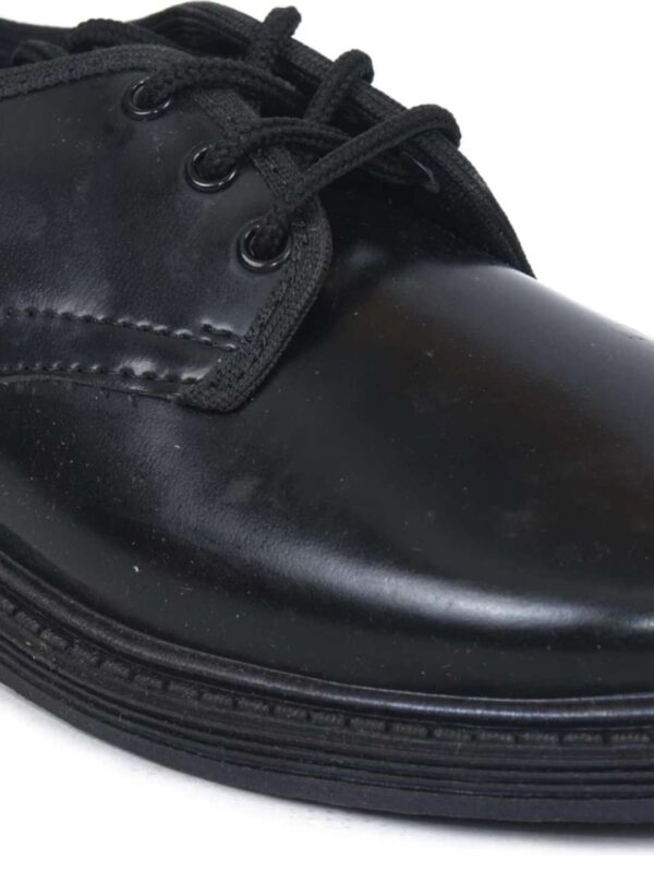 Ajanta Black lace Derby school shoes for boys kids(1 to 15 years) - Image 5