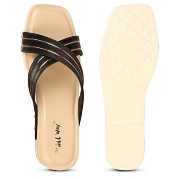 Cross straps casual sandals for womens - Image 2