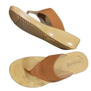 Paragon solea casual women sandal soft pad(Tan)