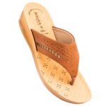 Paragon solea casual women sandal soft pad(Tan)