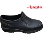 Ajanta black pvc shoes for men