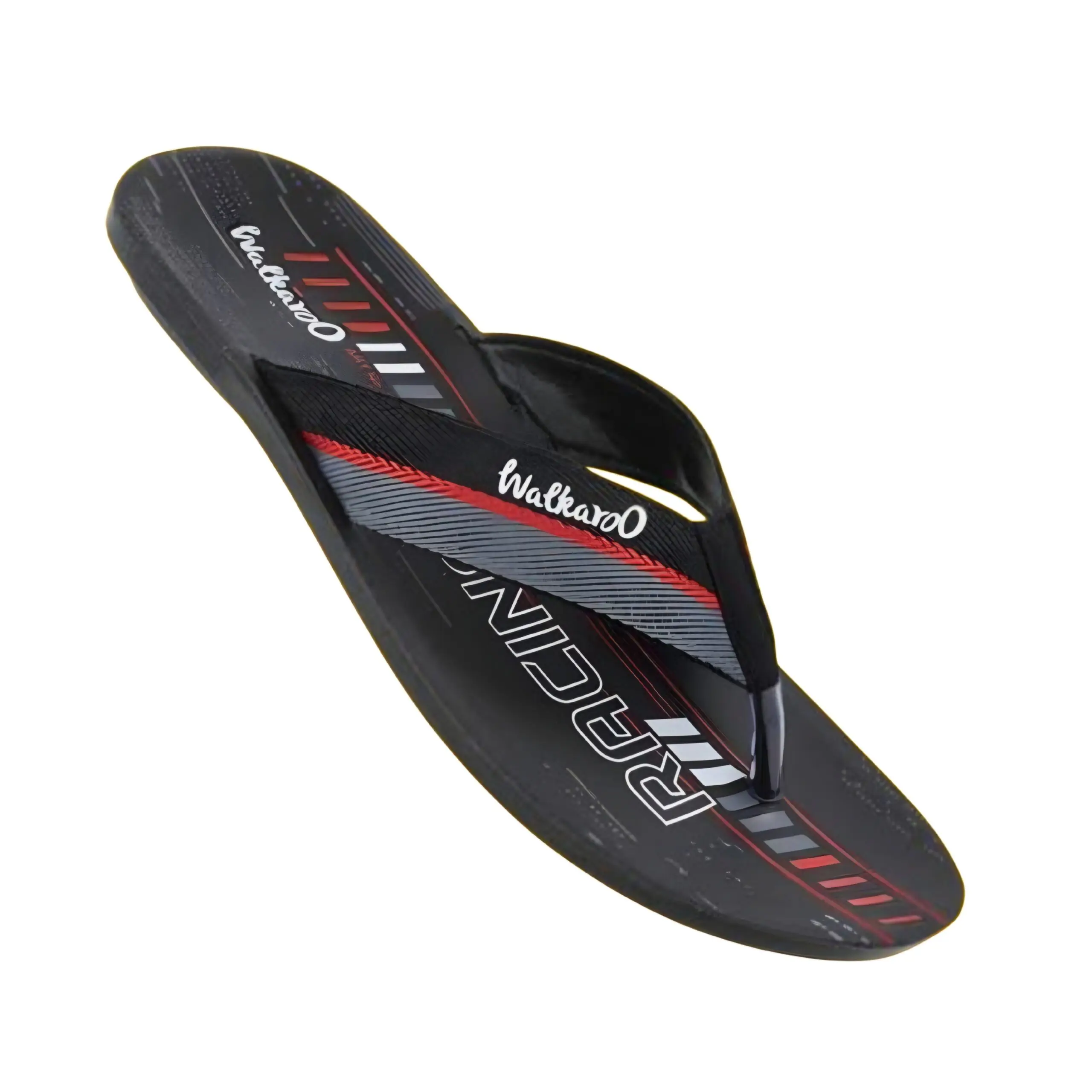 Walkarro Bx1021Red black casual men slippers | Footplx
