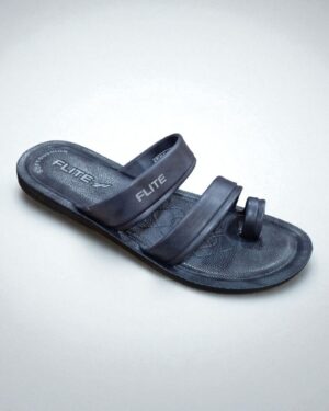 Flite Casual Black Sandals for Men | Soft Cushion & Stylish Comfort