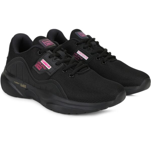 Campus misty Black/Rani sports women shoes - Image 2