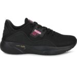 Campus misty Black/Rani sports women shoes