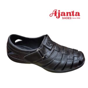 Ajanta PG 455 black sandal for men
