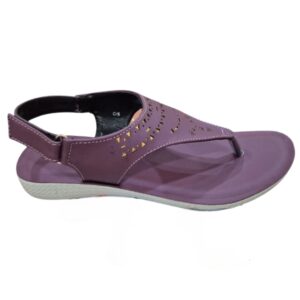 Ajanta back belt flat sandal for women
