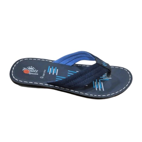 Ajanta pu slippers for men blue