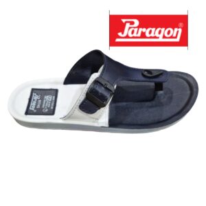 Paragon pu sandal for men Black - White