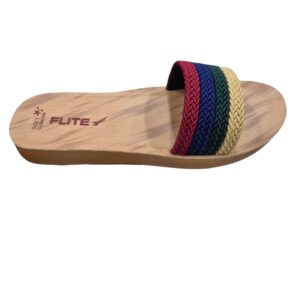 Flite women sliders Maroon Beige