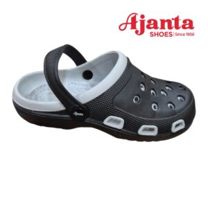 Ajanta casual clogs black grey
