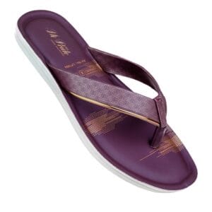 Vkc ladies v shape sandal purple