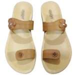 Asian Flat sandal for women Tan