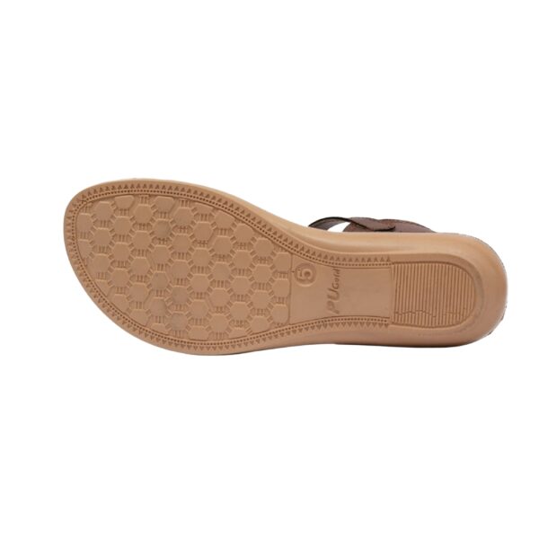 Asian belt sandal for women tan - Image 4