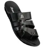 Paragon 6743 black covering men sandal