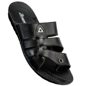 Paragon 6743 black covering men sandal
