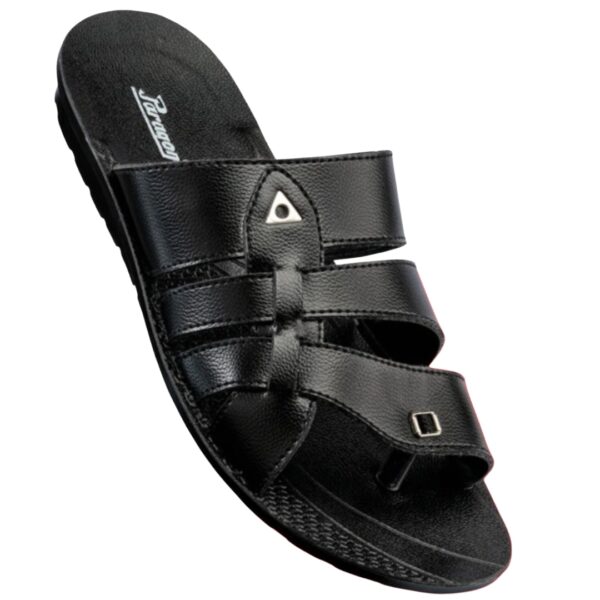 Paragon 6743 black covering men sandal