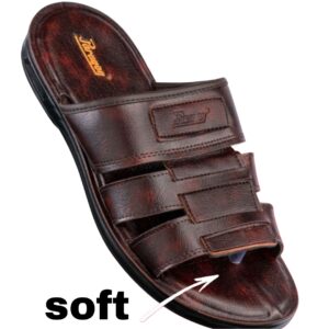 Paragon brown 6839 casual soft sandal for men