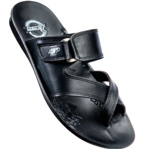 Paragon black 6877 casual men sandal