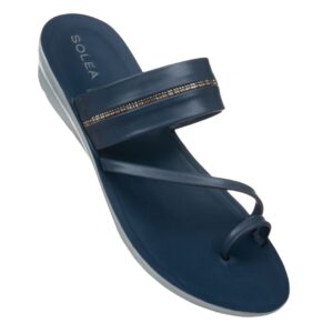 Paragon blue casual sandal for women