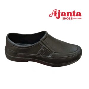 Ajanta 303 lightweight black pvc shoe for men