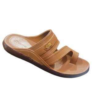Ajanta pg456 Tan Rain pvc sandal for men