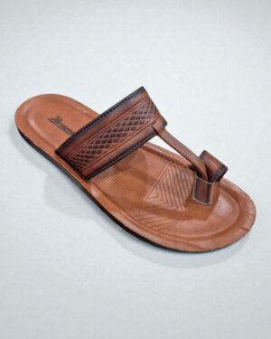 Paragon kolhapuri sandal for men Tan