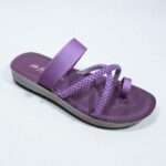 Vkc flat covering sandal for women purple