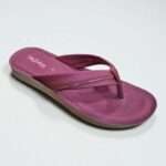 Vkc plum soft cushion v shape sandal for women