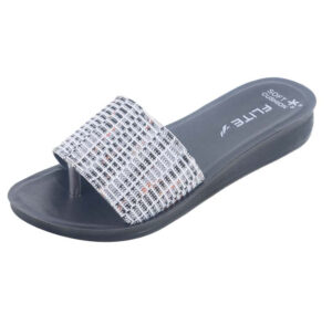 Buy Flite Dark Grey slides sandal for women