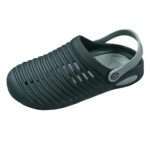 Eva Rubberized full moulded olive clogs for men