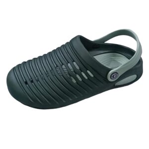 Eva Rubberized full moulded olive clogs for men