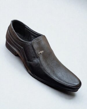 Pure geniune leather formal black for men