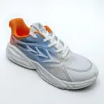 Ajanta men sneakers white - orange