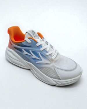 Ajanta men sneakers white - orange