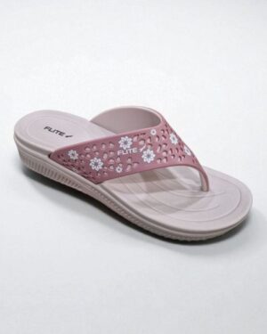 Flite Women Soft EVA Sandal Floral Design Lightweight Slipper