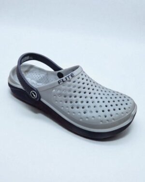 Men’s Flite Clogs Grey Lightweight Slip-On Shoes