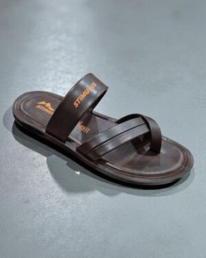 Stimulas casual pu men sandal for brown