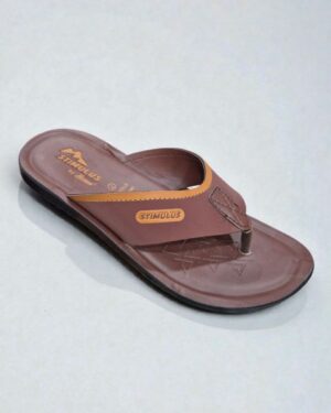 Stimulas v shape men sandal brown