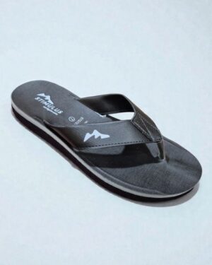Stimulus black v shape men sandal