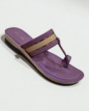Vkc kolhapuri women sandal purple