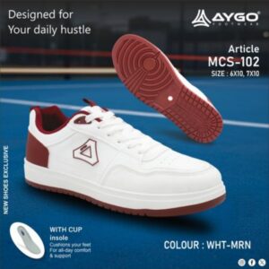 Aygo white sneakers for men
