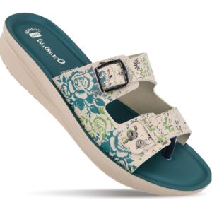 Walkaroo women casual sandal Green