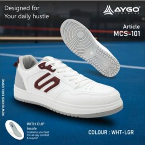 Aygo white sneakers for men