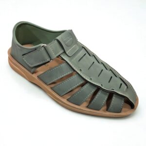 Paragon sage green men's shoe - style sandal with velcro closure