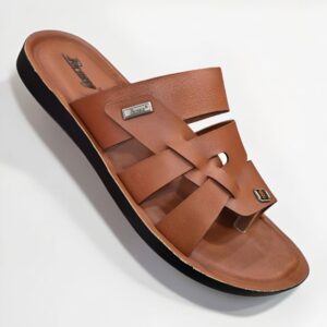 Paragon tan pu sandal for men | Footplx