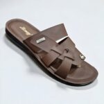 Paragon men casual pu sandal brown